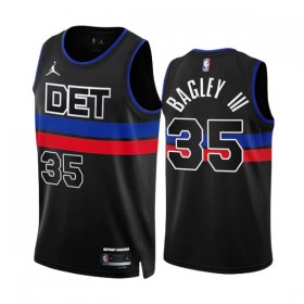 Dres Detroit Pistons Marvin Bagley III 35 Jordan 2022-23 Statement Edition Crno Swingman